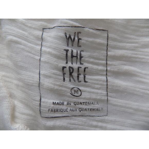 We The Free oversized tissue tee cream short sleeve size Medium - Picture 9 of 11